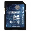 Kingston 16GB Class 10 120X Ultimate Secure Digital High Capacity SDHC Flash Card